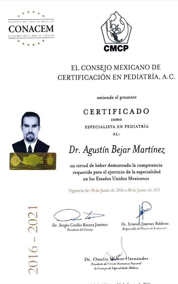 cirujano pediatra certificado en veracruz