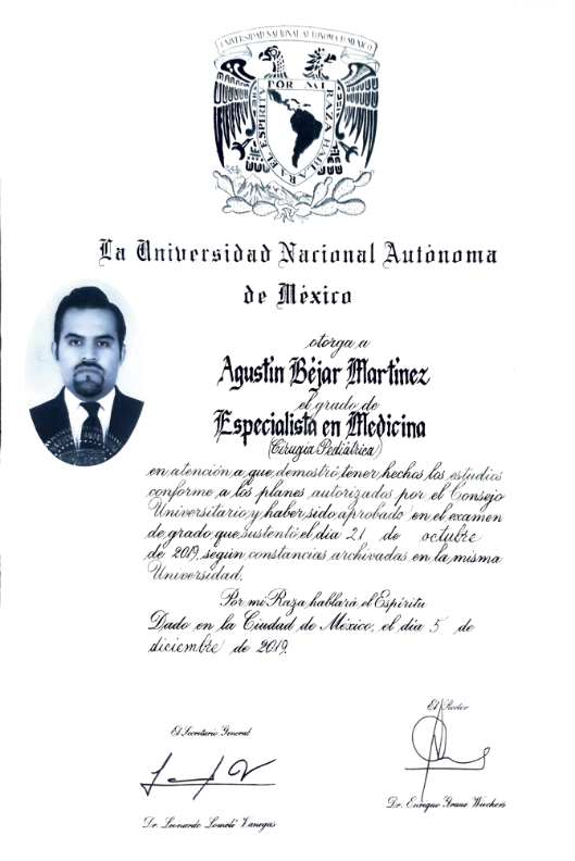 cirujano certificado por UNAM veracruz, cordoba y orizaba